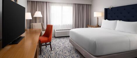 Pillow-top beds, in-room safe, desk, laptop workspace