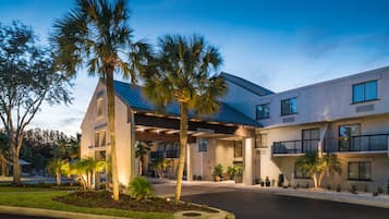 Front of property – evening/night