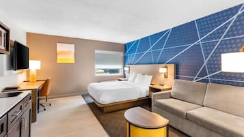 Suite, 1 Queen Bed with Sofa bed, Non Smoking (Efficiency, Upgrade) | Premium bedding, desk, blackout drapes, iron/ironing board