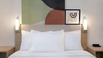Roupas de cama premium, escrivaninha, ferros/tábuas de passar roupa