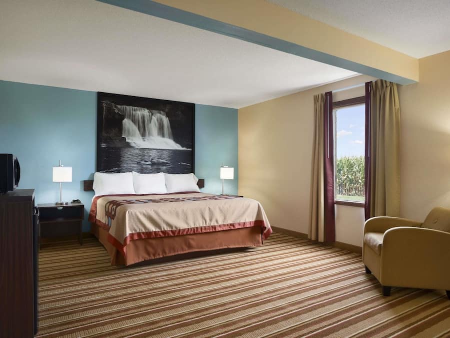 Suite monolocale, 1 letto king, non fumatori | Una cassaforte in camera, una scrivania, ferro/asse da stiro