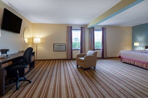Studio Suite, 1 King Bed, Non Smoking | In-room safe, desk, iron/ironing board, free cribs/infant beds