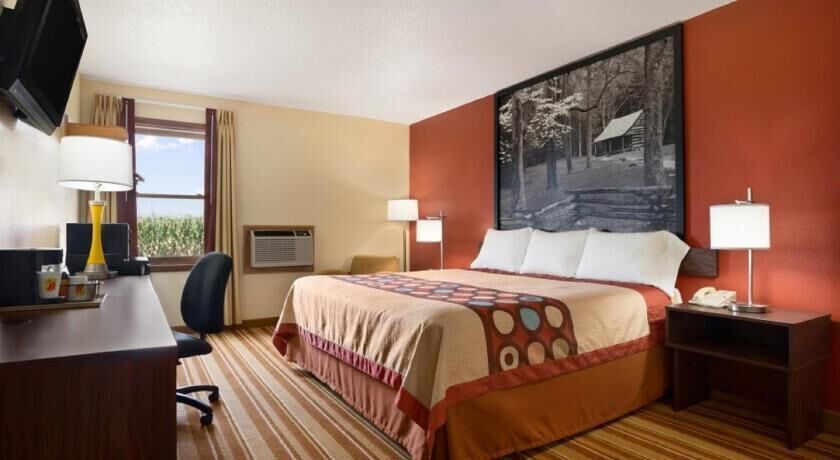 In-room safe, desk, iron/ironing board, free cribs/infant beds