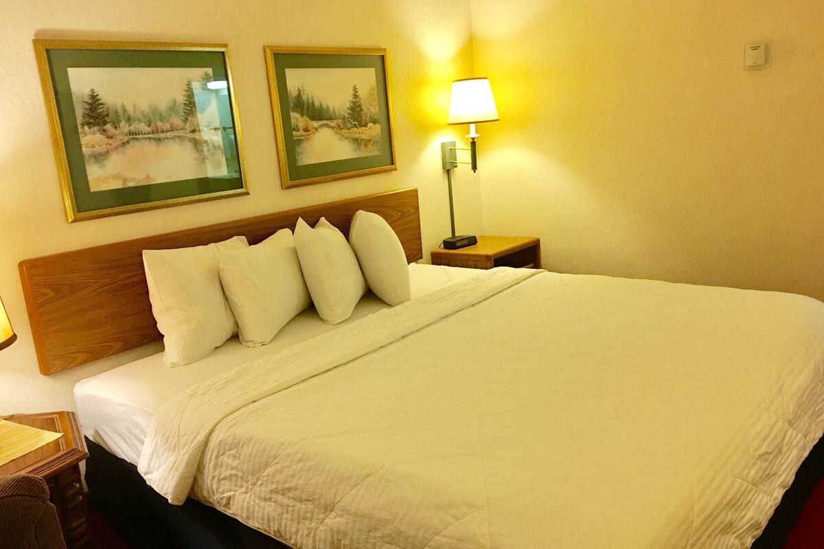 Standard room with king bed non smoking | WiFi (free), alarm clocks, bed sheets