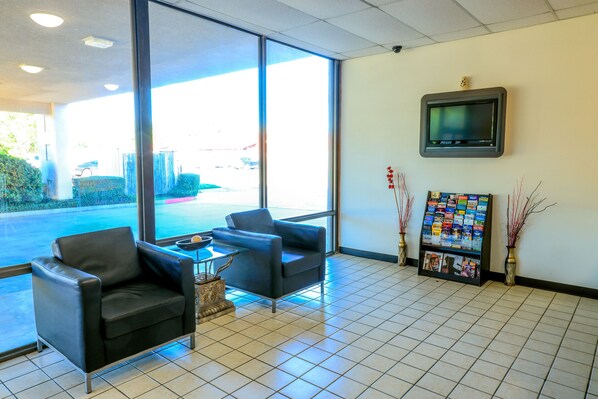 Sala de estar en el lobby