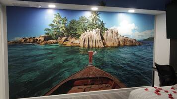 65-inch flat-screen TV with digital channels