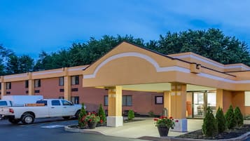 Front of property - evening/night