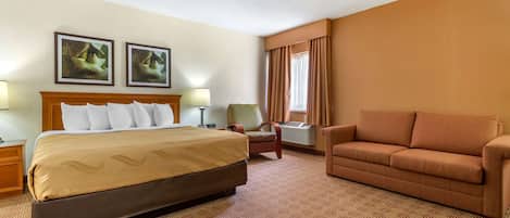 Chambre, 1 très grand lit et 1 canapé-lit, non-fumeurs | Literie de qualité supérieure, bureau, fer et planche à repasser