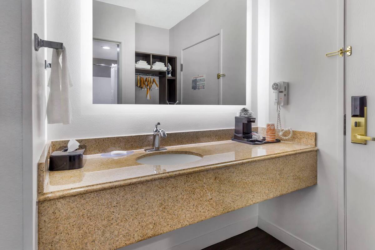 room, 2 queen beds, non smoking | premium bedding, desk, iron/ironing board, free cots/infant beds