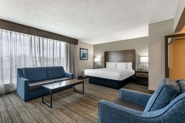 Standard Room, 1 King Bed, Non Smoking, Refrigerator & Microwave (with Single Sofabed) | 1 bedroom, desk, laptop workspace, iron/ironing board