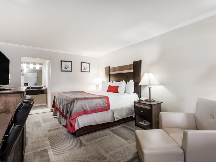 Een bureau, een strijkplank/strijkijzer, gratis babybedden, extra bedden