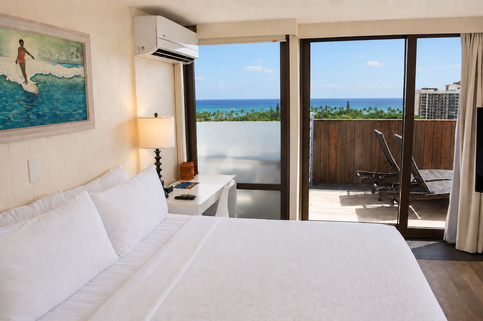 Penthouse Hoku Terrace Direct Oceanview | In-room safe, cribs (surcharge), WiFi (free), bed sheets