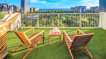 Byutsikt fra overnattingsstedet