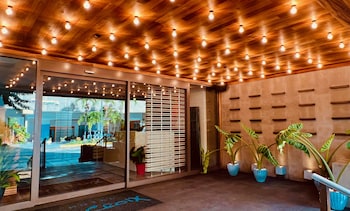 Hotel exterior and entrance at Hotel La Croix