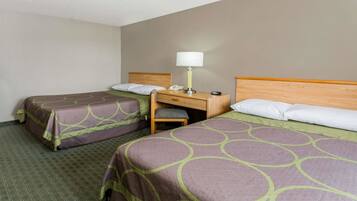 Double Room, 2 Double Beds, Non Smoking