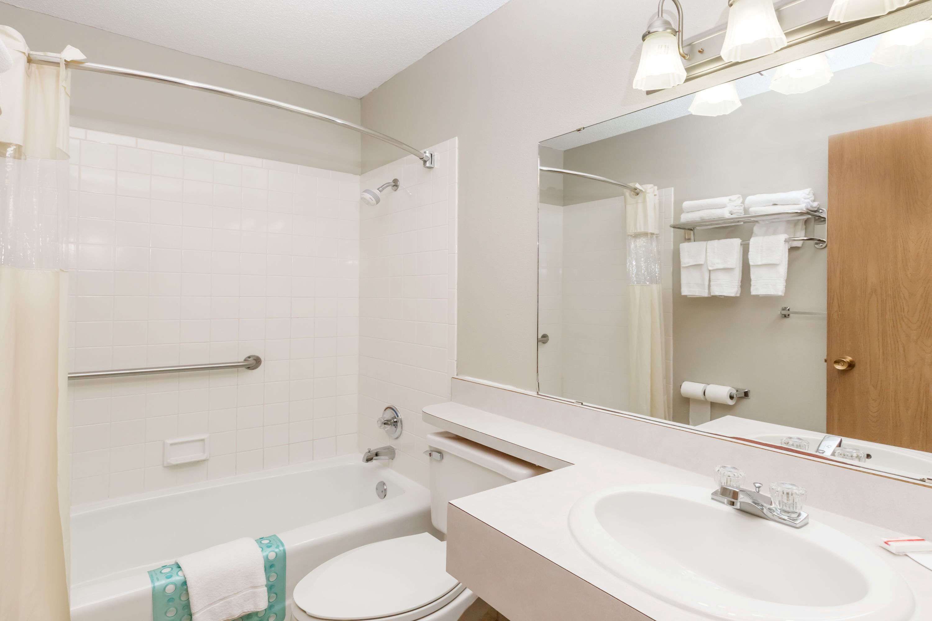 free toiletries, hair dryer, towels, soap