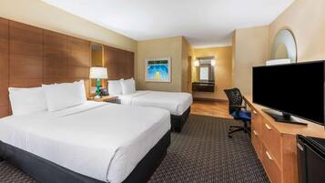 Ropa de cama de alta calidad y escritorio