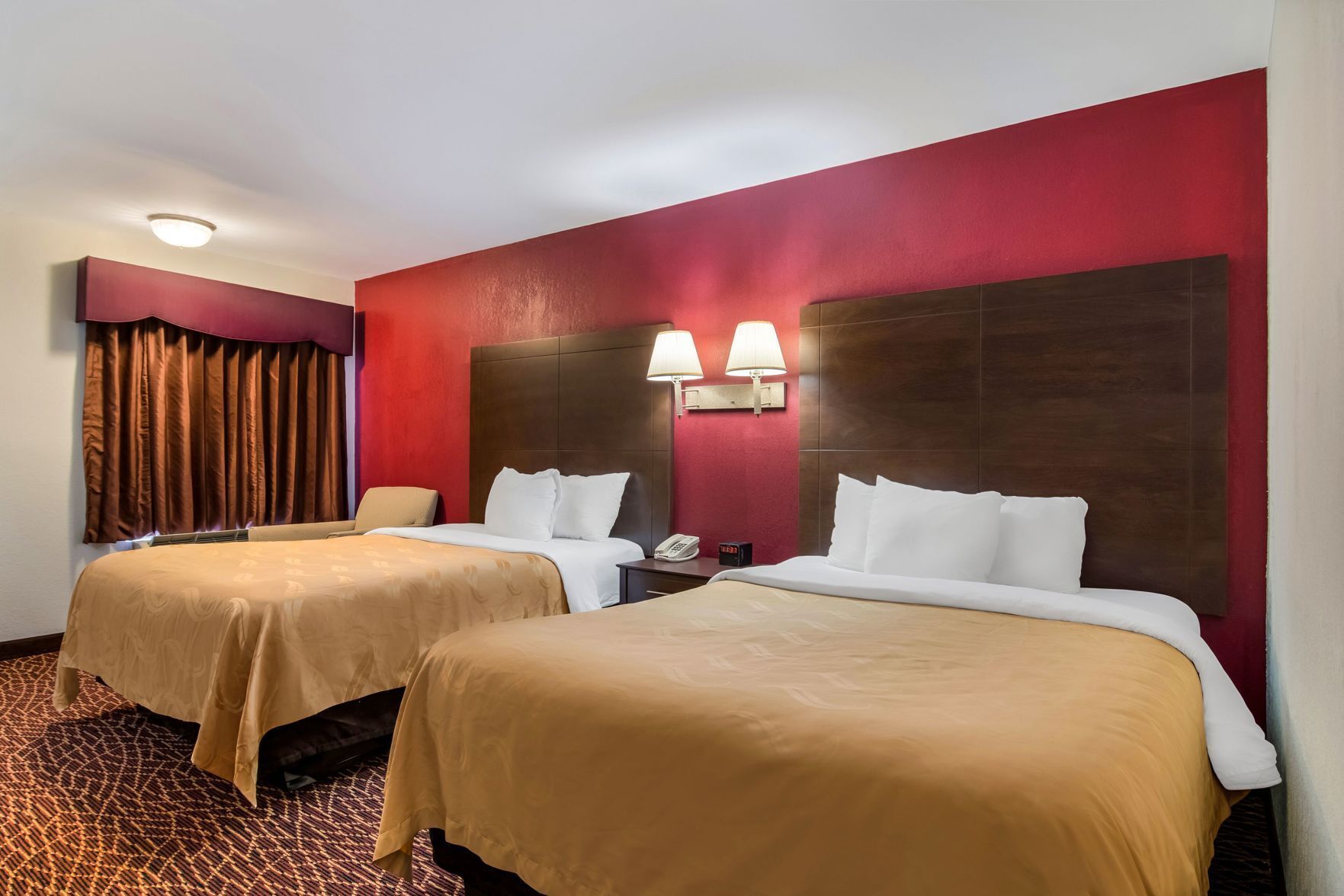 In-room safe, iron/ironing board, free cribs/infant beds, free WiFi