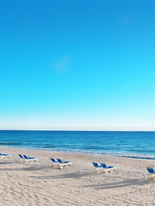 Private beach, surfing