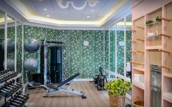 Gym at Pelican Grand Beach Resort - A Noble House Resort