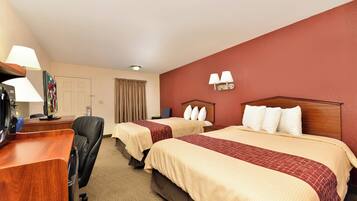 Desk, laptop workspace, blackout drapes, WiFi (free)