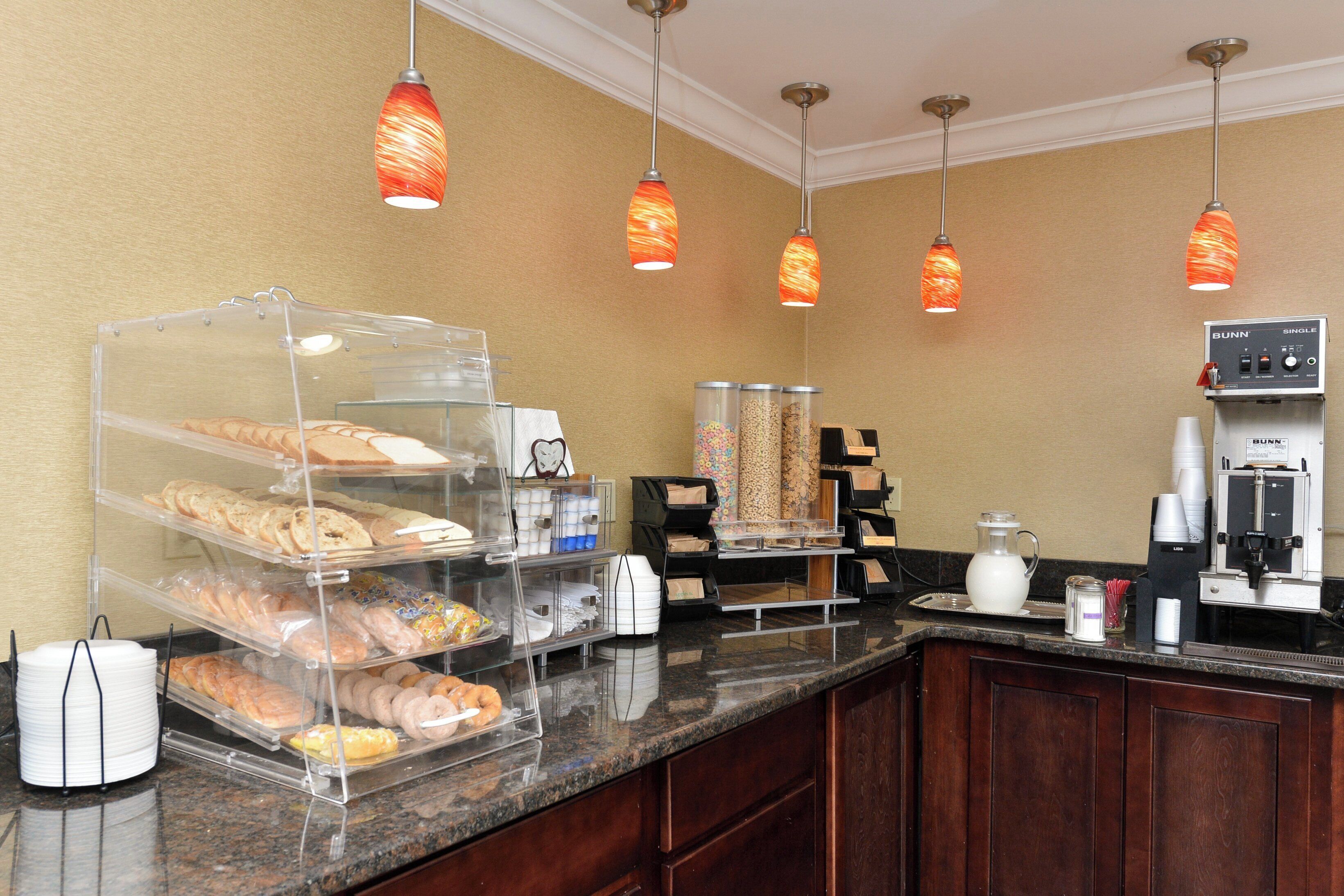 Free daily on-the-go breakfast