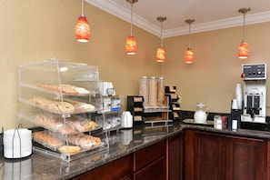 Free daily on-the-go breakfast