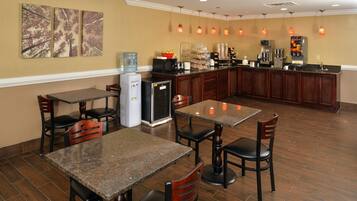 Free daily on-the-go breakfast