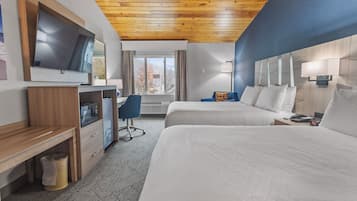 Standard Room, 2 Queen Beds, Non Smoking, Refrigerator & Microwave
