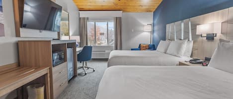 Standard Room, 2 Queen Beds, Non Smoking, Refrigerator & Microwave | Individually furnished, desk, iron/ironing board, WiFi