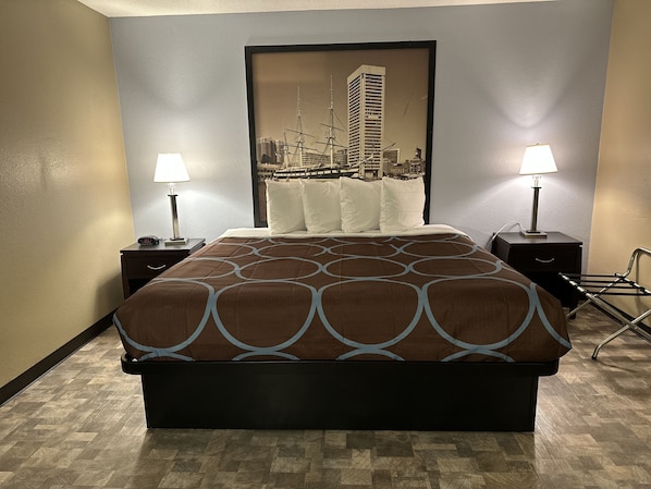 Desk, iron/ironing board, free cots/infant beds, free WiFi