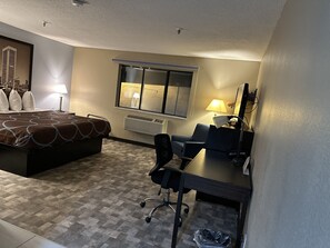 Desk, iron/ironing board, free cots/infant beds, free WiFi