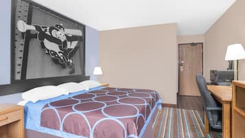 In-room safe, desk, soundproofing, rollaway beds
