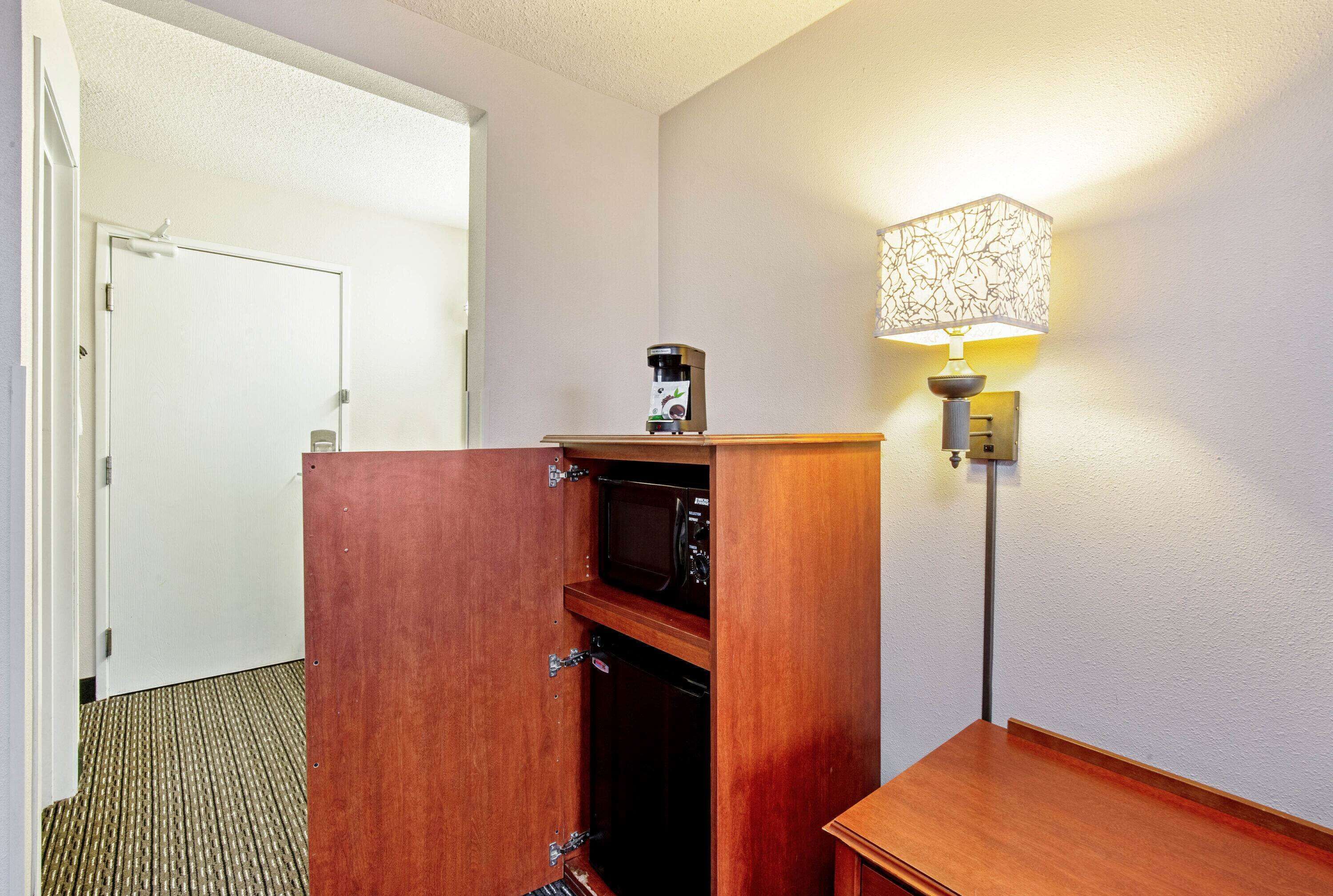 premium bedding, blackout curtains, iron/ironing board