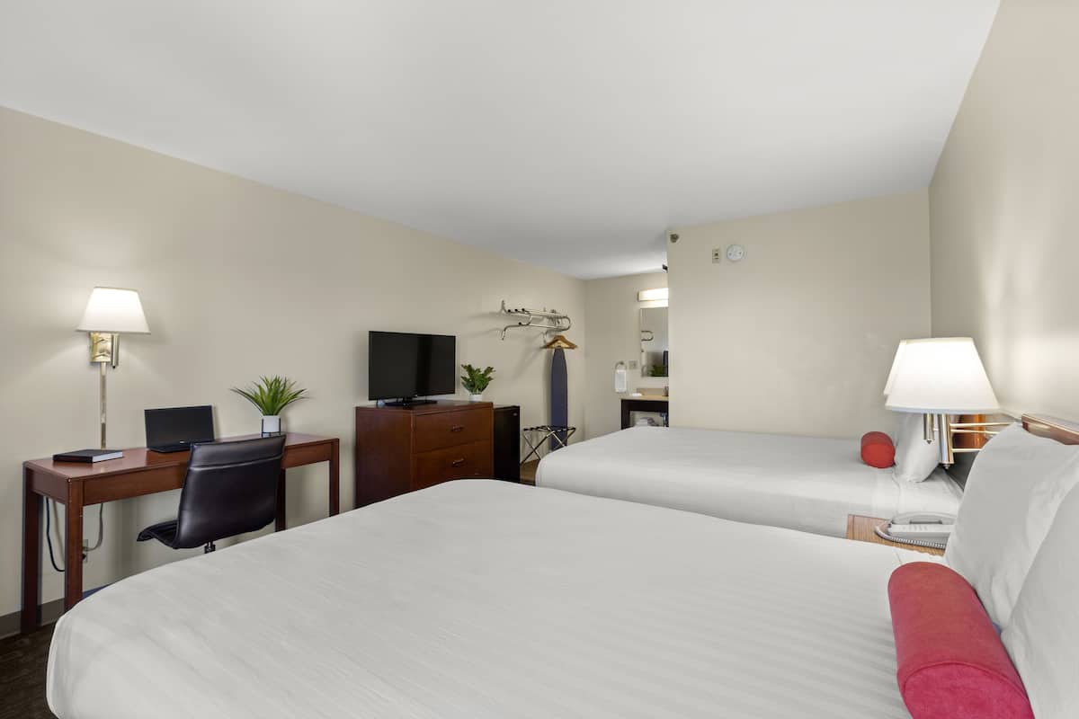 Room, 2 Queen Beds | Desk, iron/ironing board, free WiFi, bed sheets