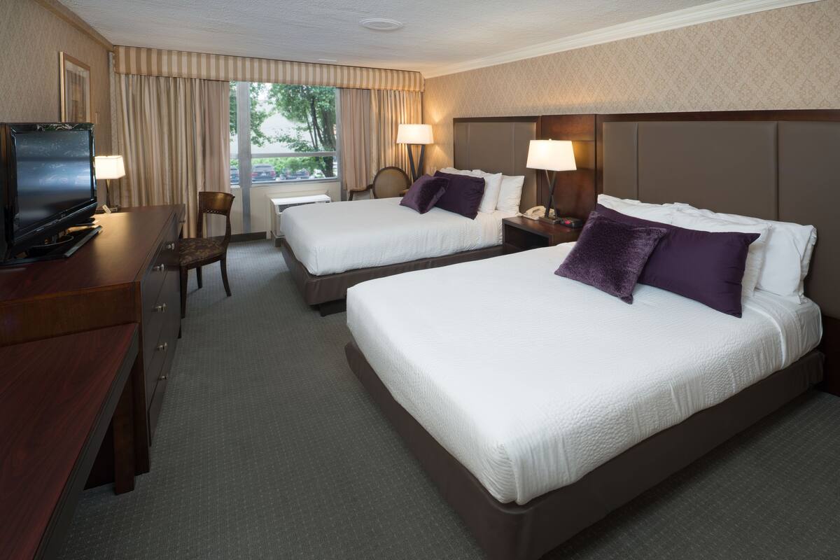 Room, 2 Double Beds | Egyptian cotton sheets, premium bedding, down comforters, in-room safe
