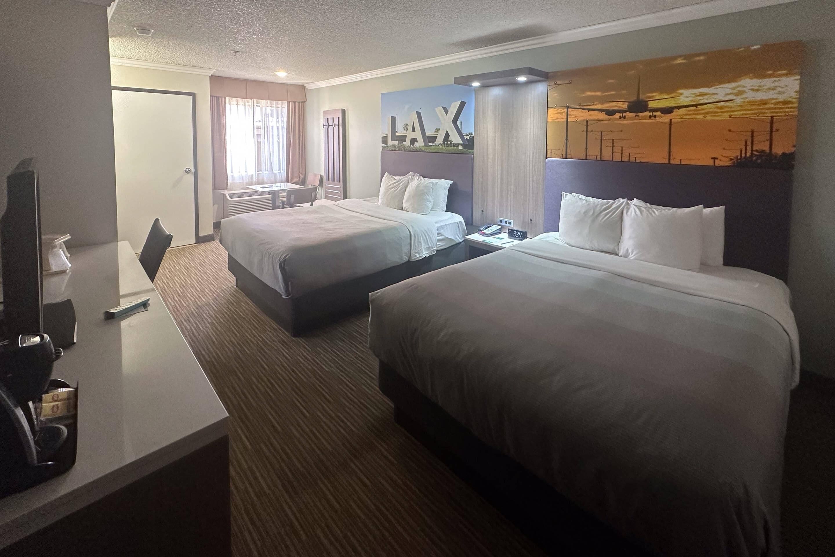 In-room safe, desk, laptop workspace, blackout curtains