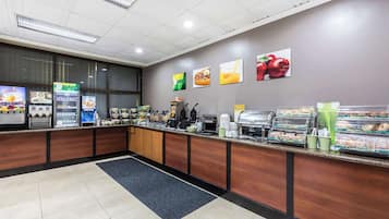 Free daily full breakfast