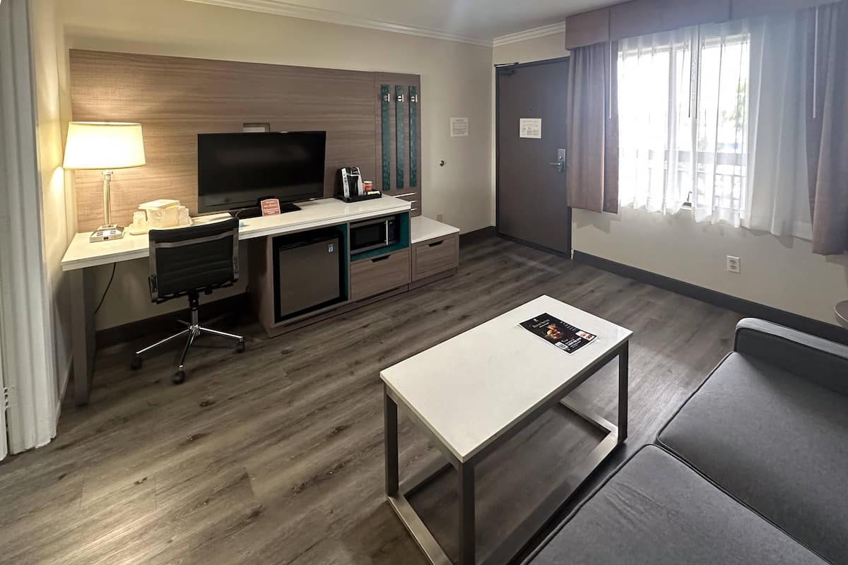 Suite, 1 King Bed with Sofa Bed, Non Smoking | In-room safe, desk, laptop workspace, blackout curtains