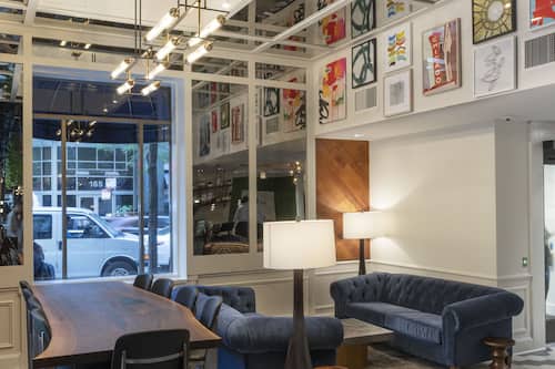 Lobby sitting area