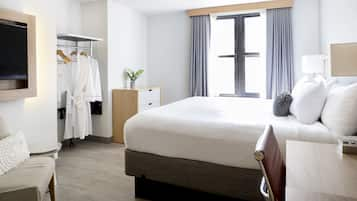 Superior-Zimmer, 1 King-Bett (Smoke Free) | Bettwäsche aus ägyptischer Baumwolle, hochwertige Bettwaren