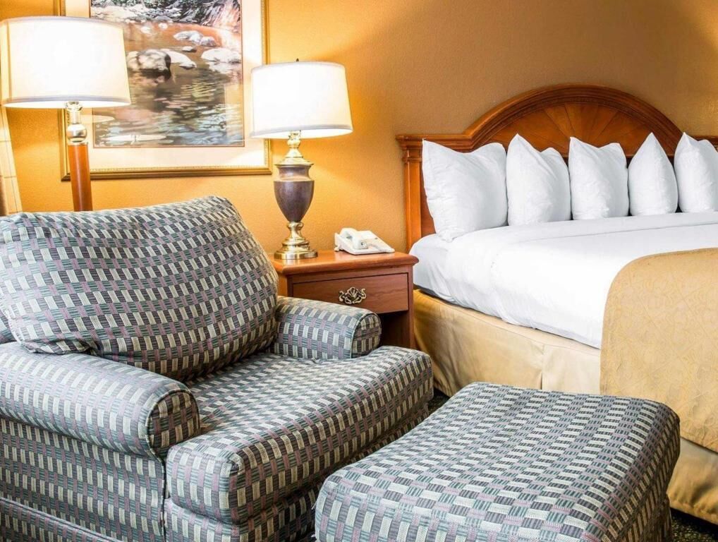 Premium bedding, minibar, desk, blackout curtains