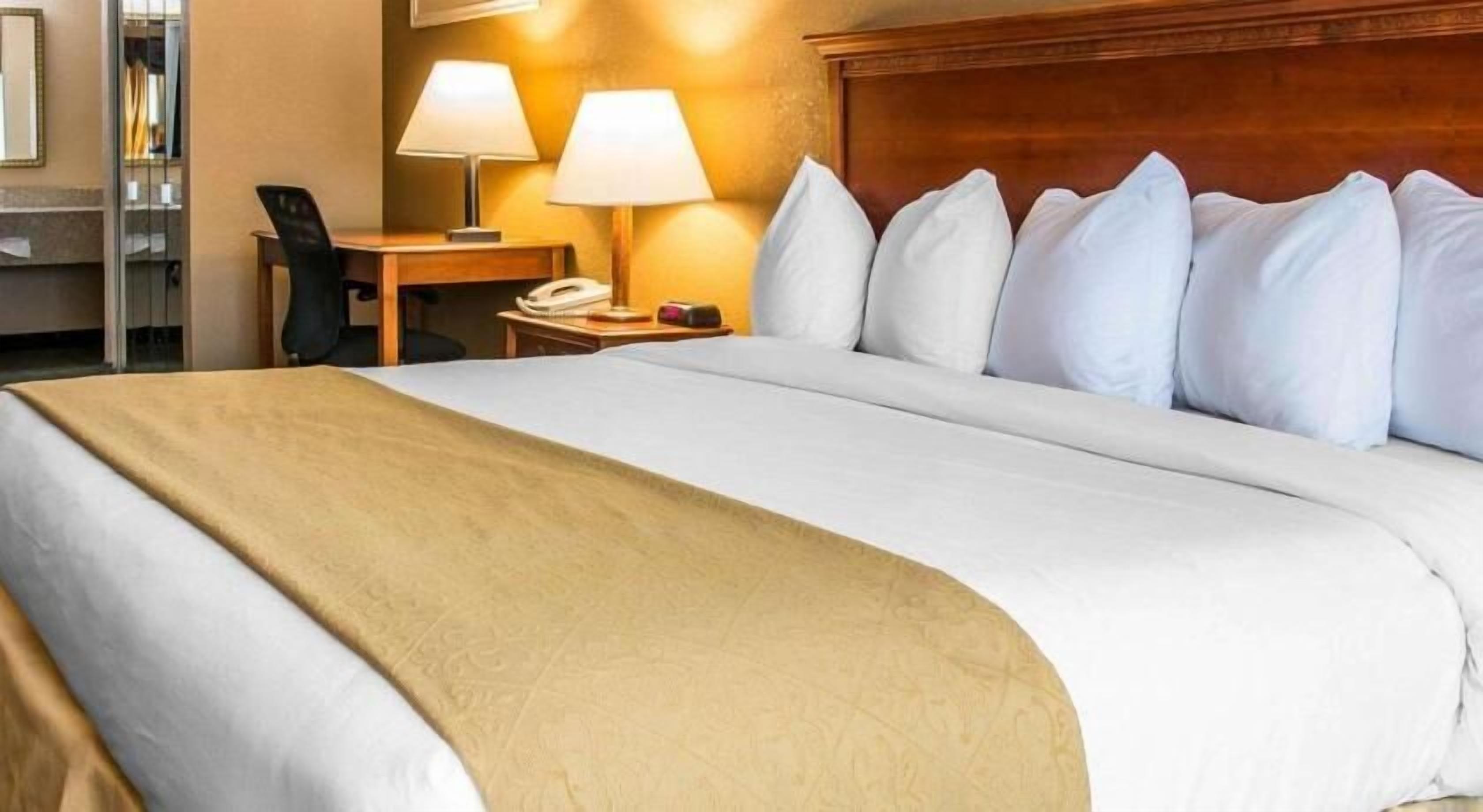 Premium bedding, minibar, desk, blackout curtains