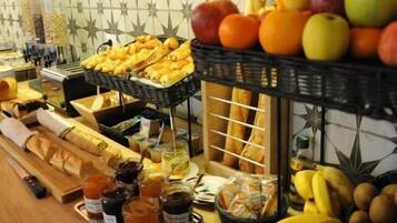 Daily buffet breakfast (EUR 13 per person)