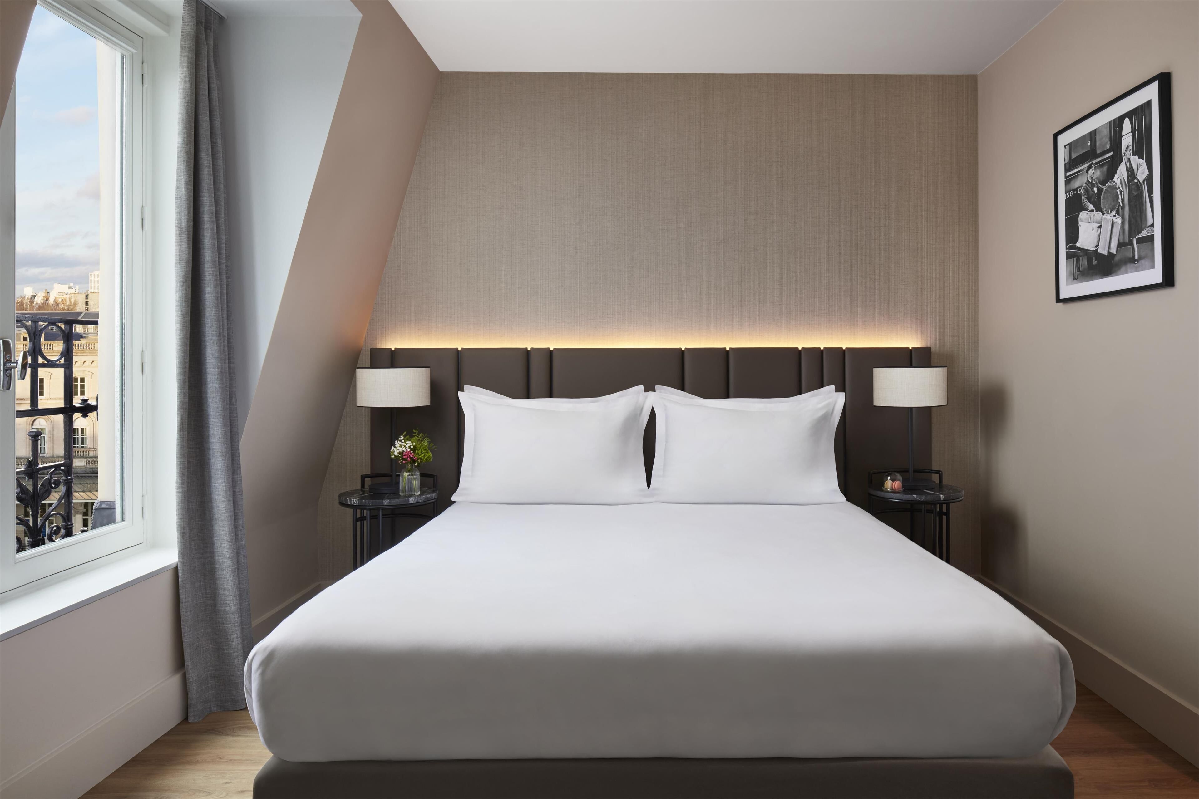 Minibar, desk, blackout curtains, soundproofing