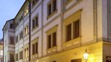 Front of property - evening/night
