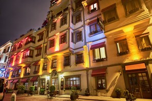Front of property – evening/night