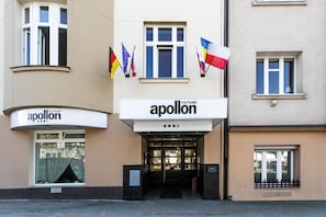 Majoituspaikan julkisivu