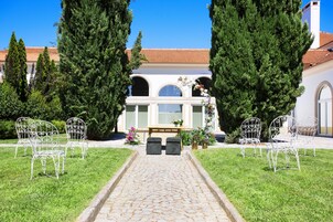 Outdoor wedding area