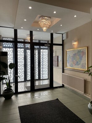 Interior entrance